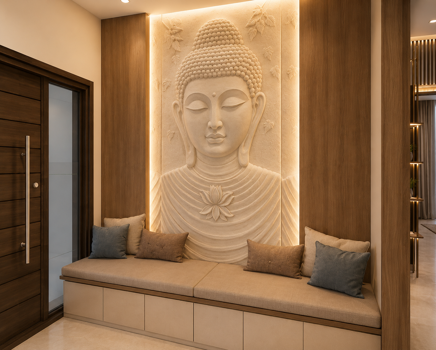 PURUSHOTTAM RESIDENCE – Interior Detail 4